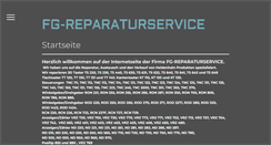 Desktop Screenshot of fg-reparaturservice.com