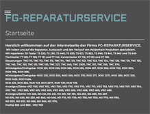 Tablet Screenshot of fg-reparaturservice.com